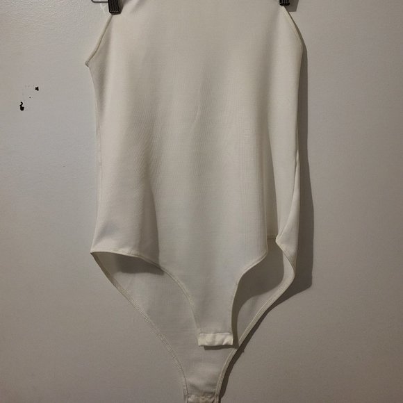 Zara high neck line sleeveless bodycon bodysuit top - Picture 2 of 2